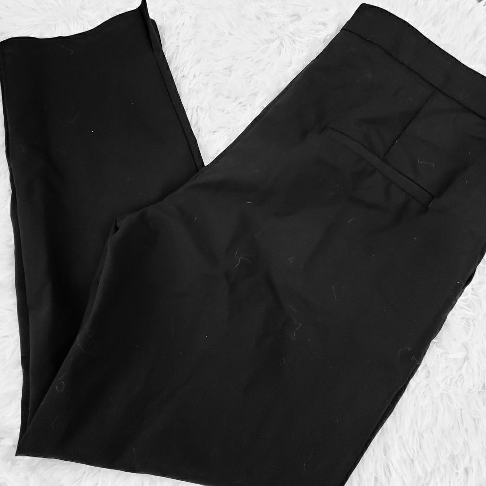 H&M Black Mid Rise Dress Pants Size 8
